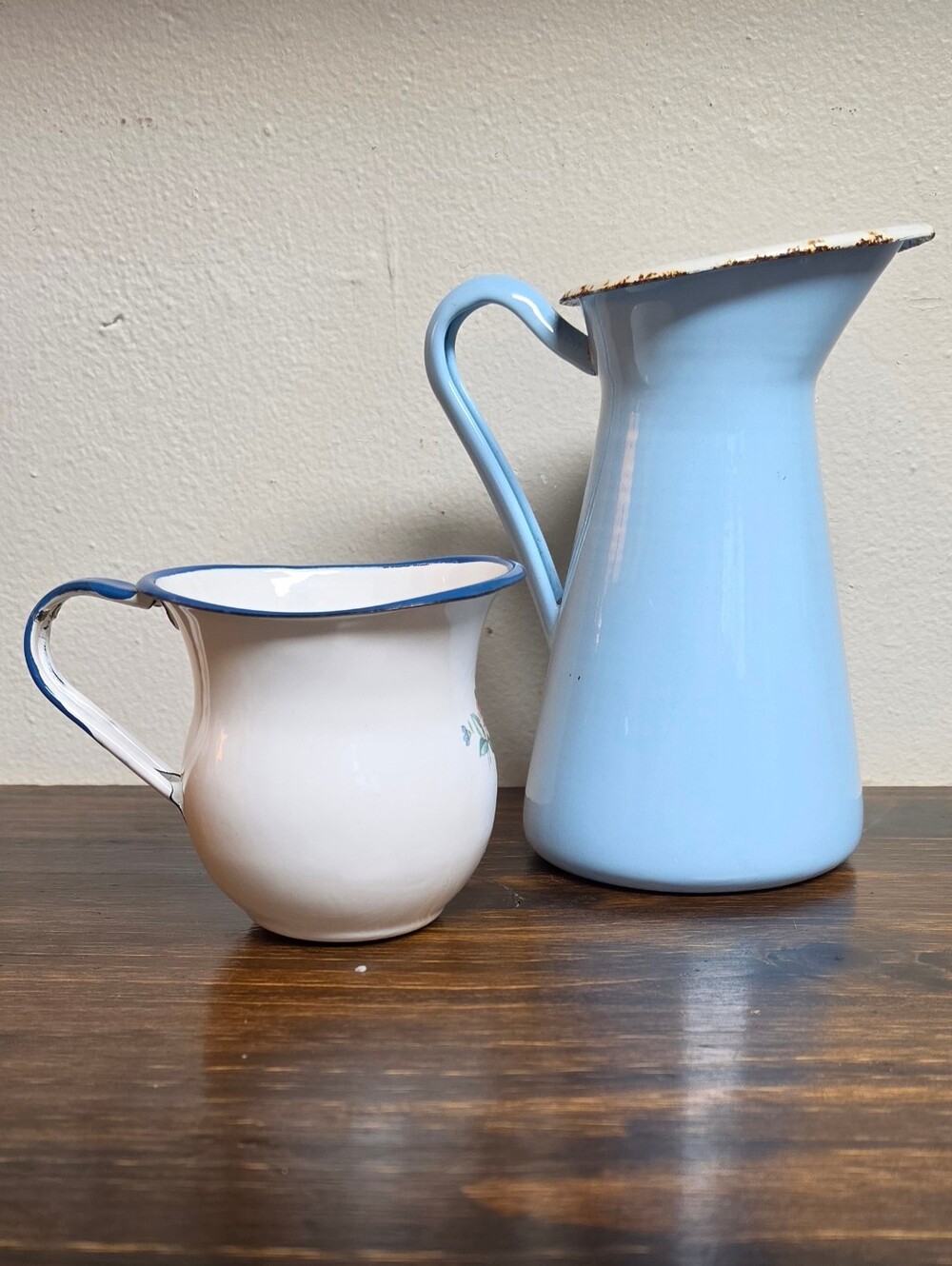 Metal Enamel Small Pitchers